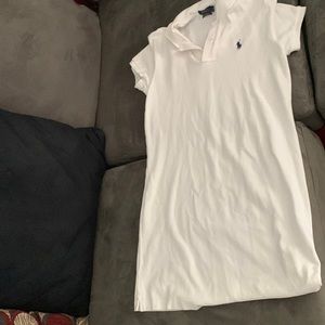 White polo collared mens shirt